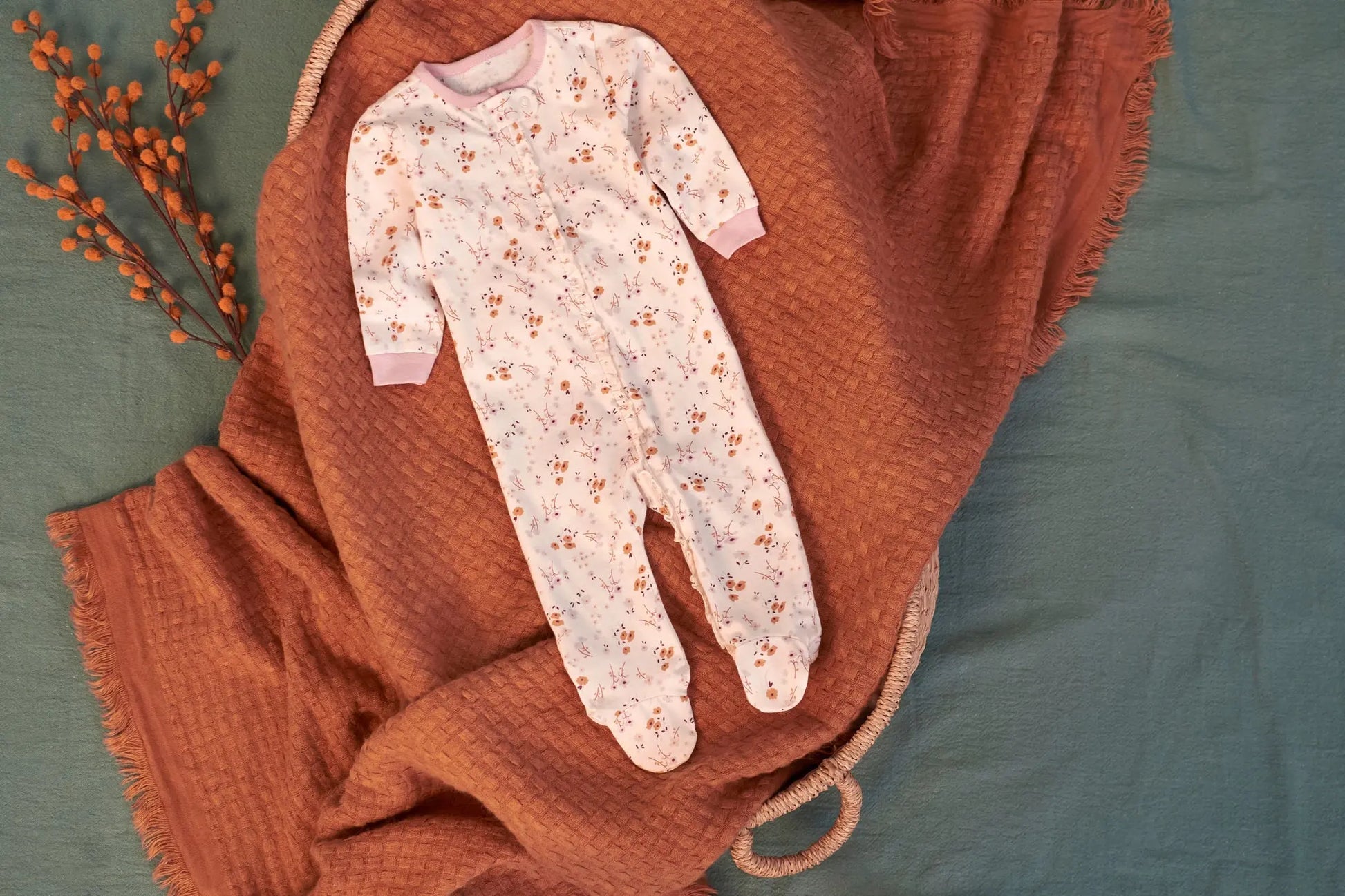 Gerber Baby Boys Floral Sleep 'N Play