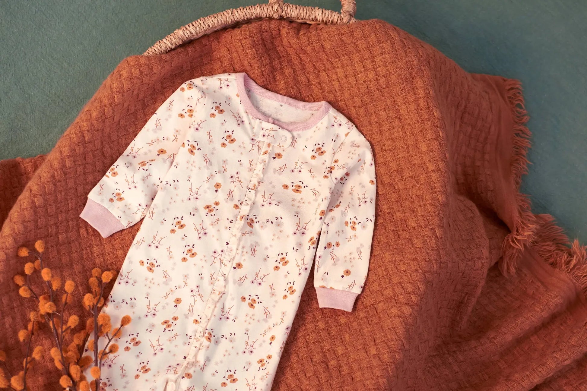 Gerber Baby Boys Floral Sleep 'N Play