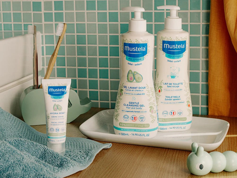 MUSTELA GENTLE BABY WASH GEL WITH ORGANIC AVOCADO 500ML