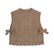 Mayoral Knitting Vest Brown