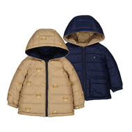 Mayoral Reversible Soft Coat Blue