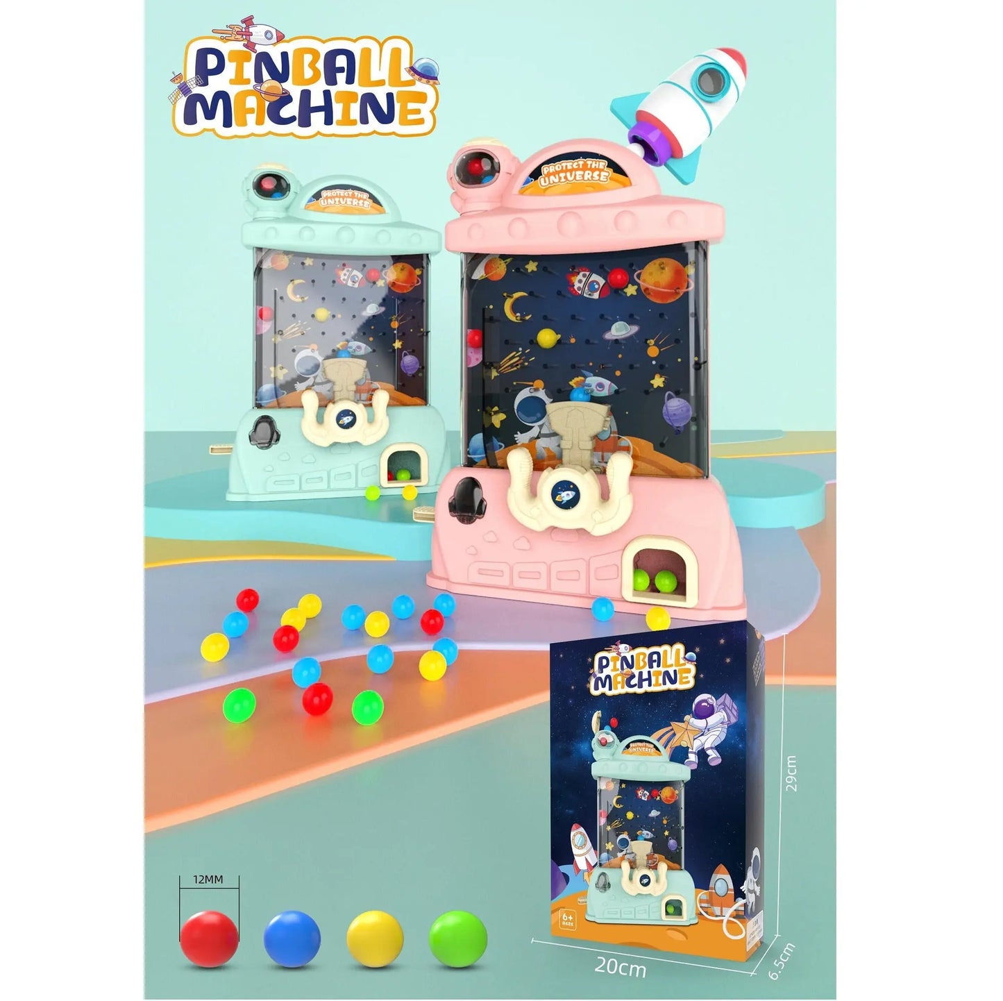 HANDSOME STARRY SKY PINBALL MACHINE - baby enRoute