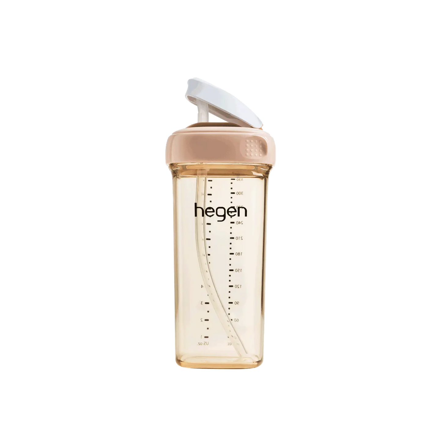 Hegen PCTO straw cup peach lid 330 ml