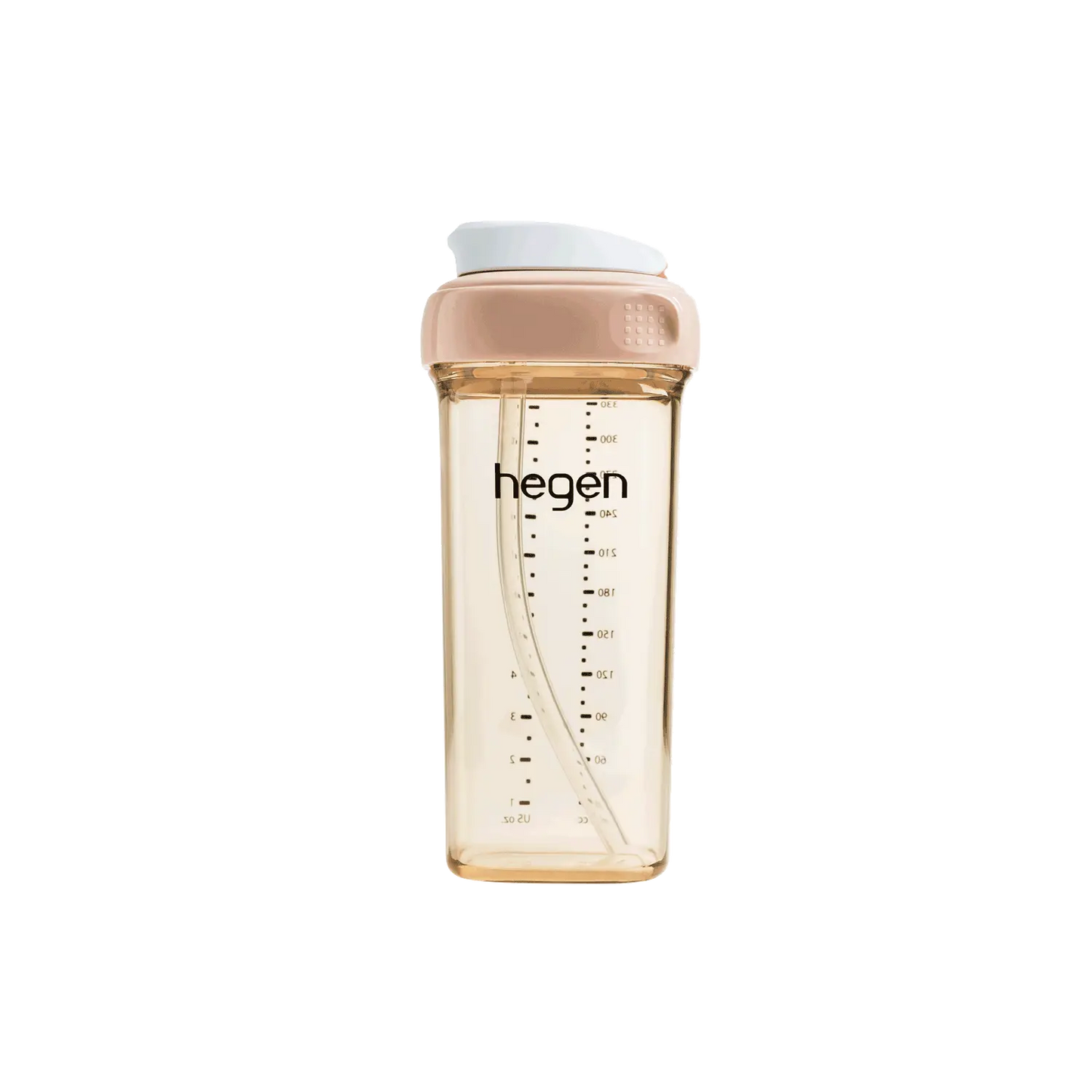 Hegen PCTO straw cup 330 ml with peach lid