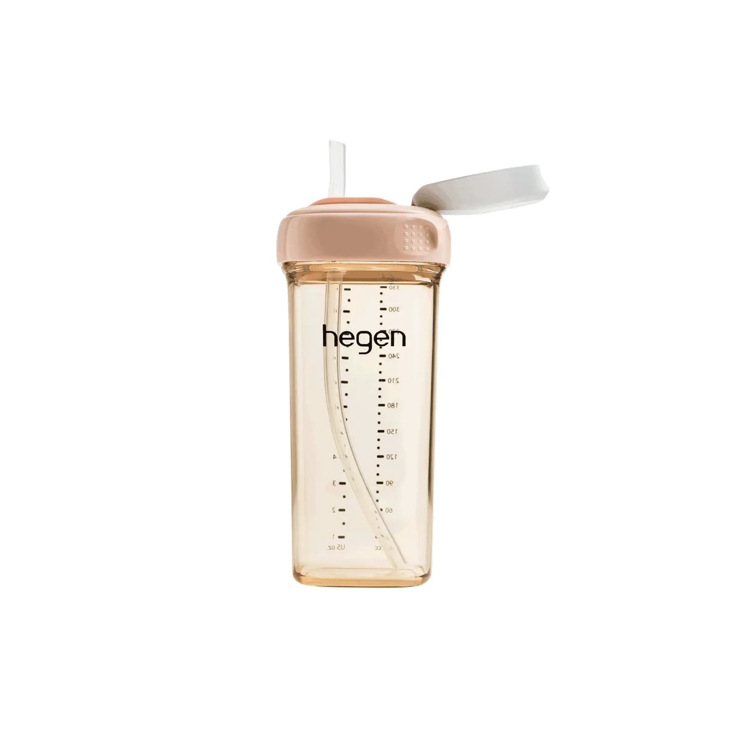 Hegen PCTO straw cup 330 ml pink lid