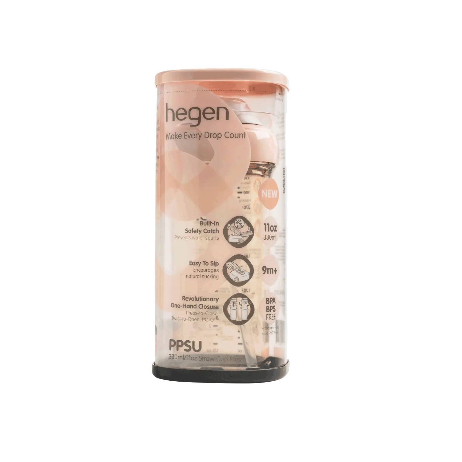 Hegen PCTO™ 330 ml/11 oz Straw Cup
