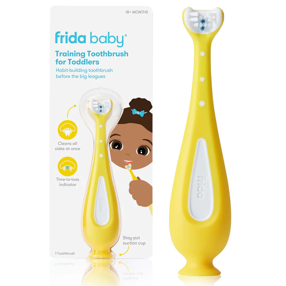 FRIDA BABY TRAINING TOOTHBRUSH FOR TODDLERS 18M+ - baby enRoute