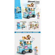 Handsome Building Block Series Ice Cream Stall 184pcs