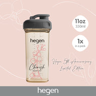 Hegen PCTO™™ Drinking Bottle PPSU All Grey 330 ml/11 oz (Anniversary Limited Edition)