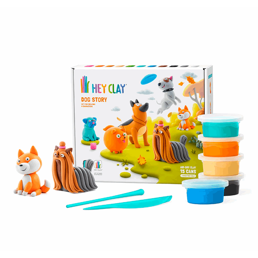 Hey Clay Clay Set Dog Story