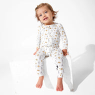 BELLABU BEAR MILK AND COOKIES ORIGINAL BAMBOO CONVERTIBLE FOOTIE