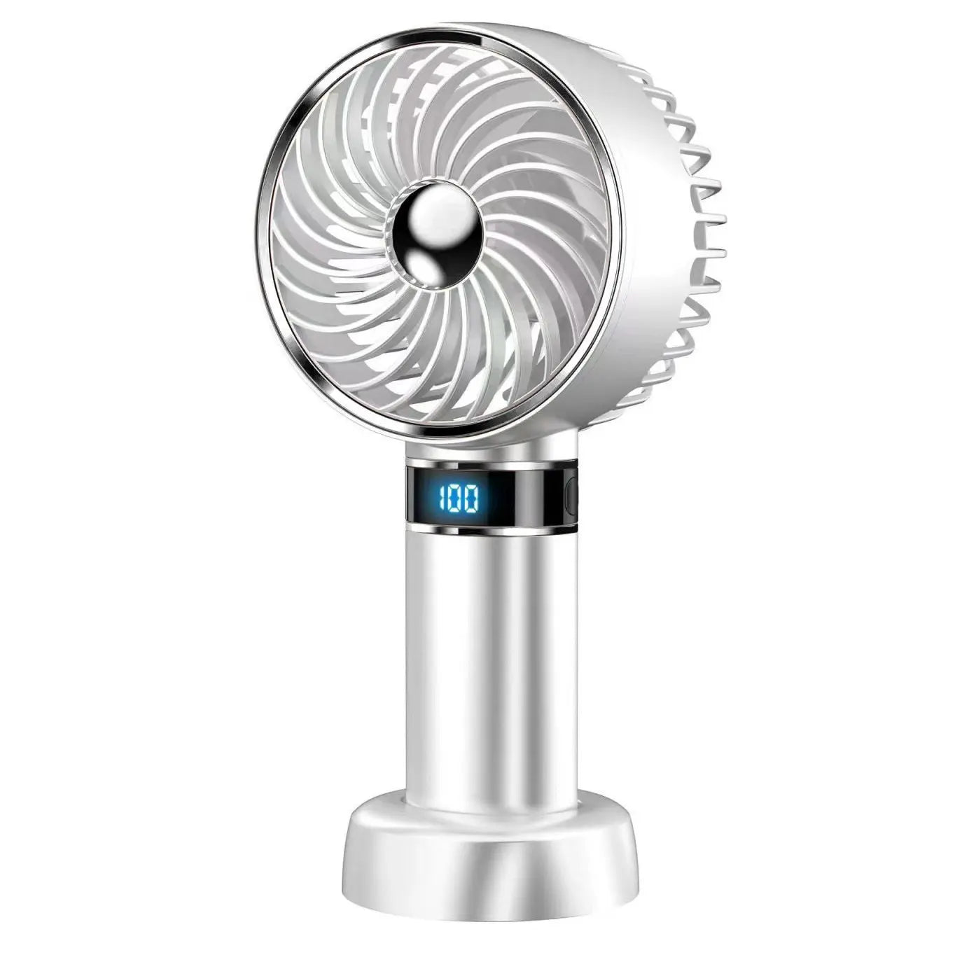 I2 HANDHELD 5 SPEED LITHIUM BATTERY FAN WITH DIGITAL DISPLAY - baby enRoute