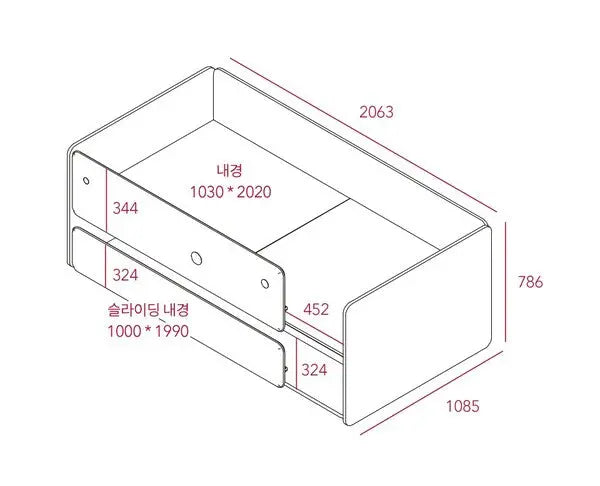 ILOOM CABIN 2-STORY SLIDING BED 1000W 