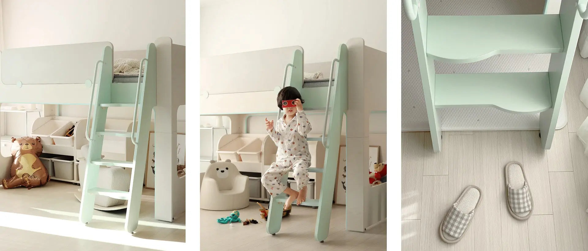 Iloom Cabin Bunk Bed (Ladder Type)