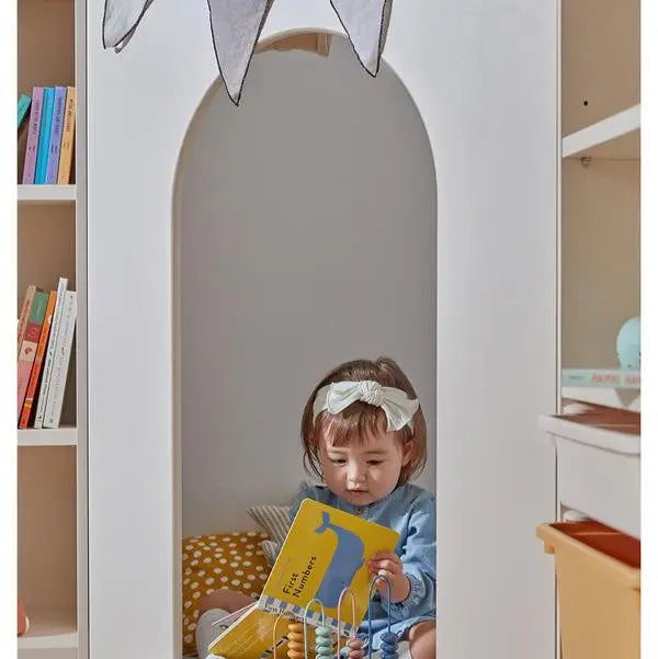 Iloom Eddi Kids Reading House (Corner House W. Curtain)