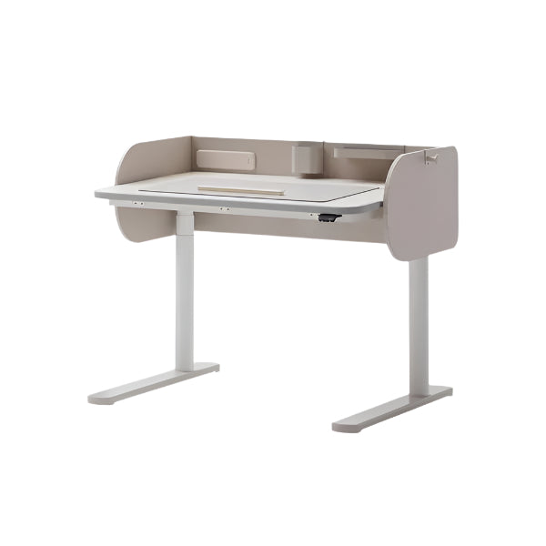 Iloom Jerome Motion Desk beige with white legs