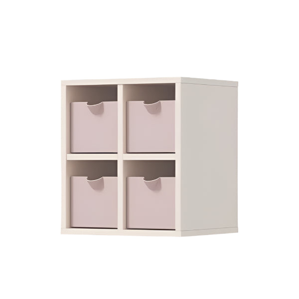 Iloom Linki Plus mini drawer with 4 pink storage bins