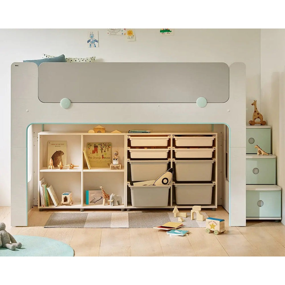 Iloom Cabin Bunk Bed (Stair Type, Lighting)