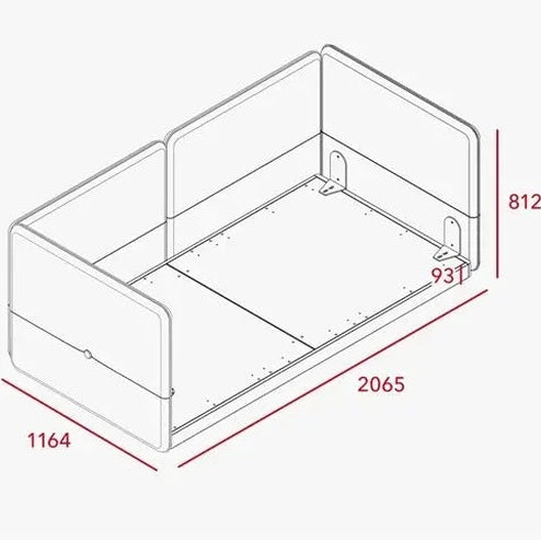 Iloom Cusino Low Bed 1100W Daybed Type