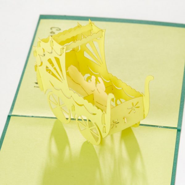 Intricate Greetings Cards Baby Carriage