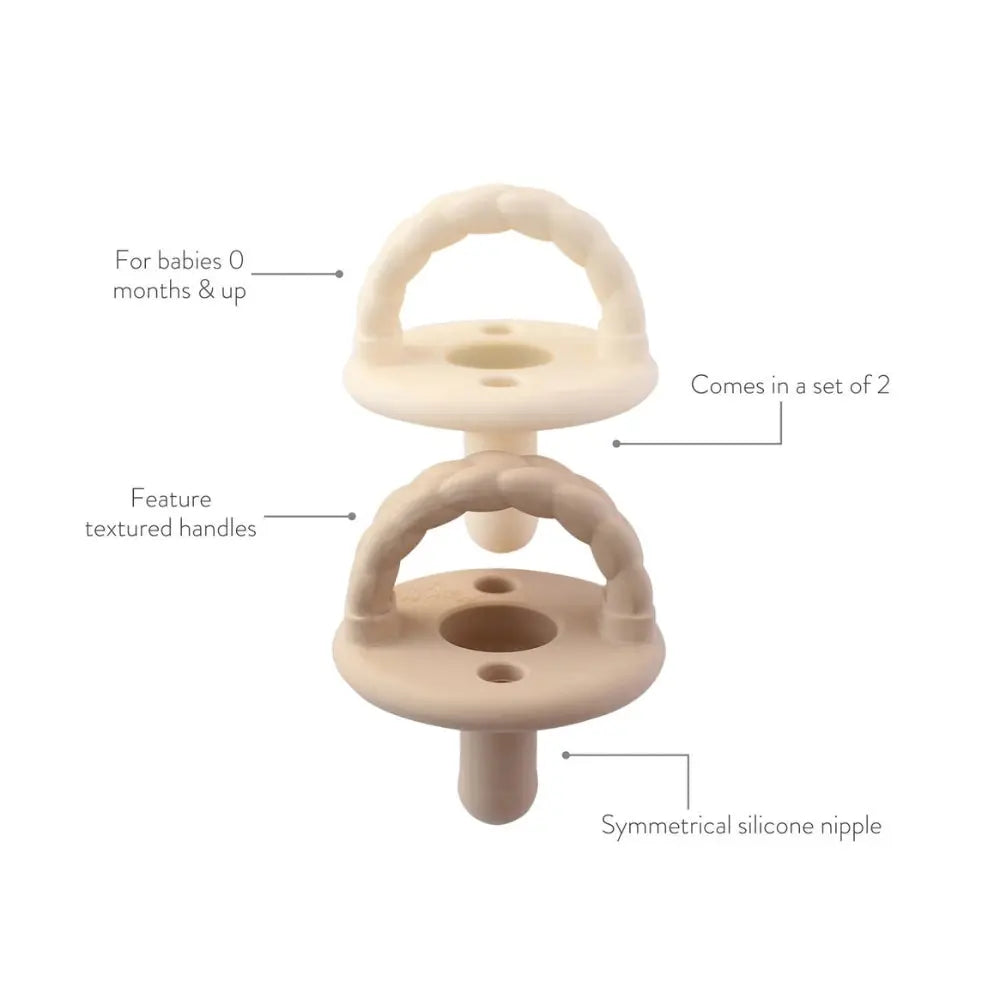 Itzy Ritzy Itzy Soother Natural Rubber Pacifier Sets (0 6M)