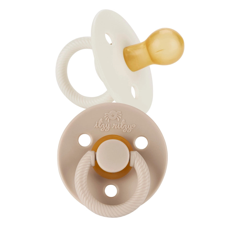 Itzy Ritzy Itzy Soother Natural Rubber Pacifier Sets (6-18M)