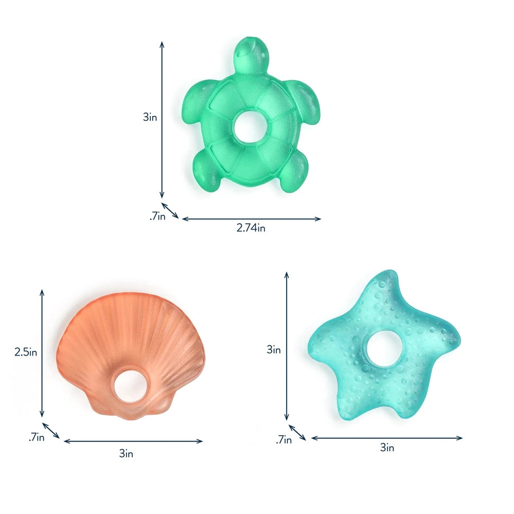 Itzy Ritzy Water-Filled Teethers 3pcs