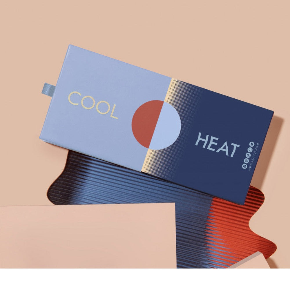 IZIPIZI Screen Adult #D Cold Blue eyeglasses with cool blue packaging.