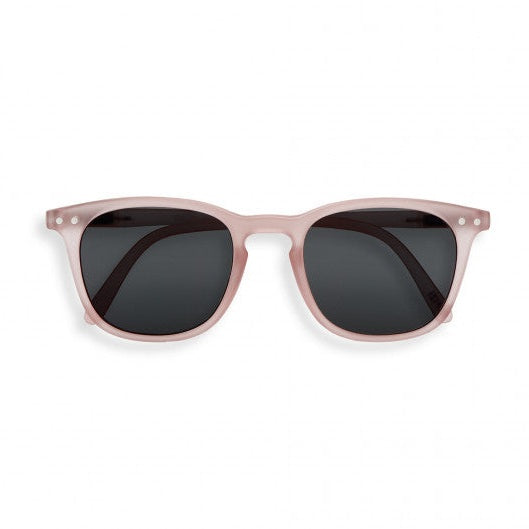 IZIPIZI Sun Junior #E Pink sunglasses with pink plastic frame and dark lenses