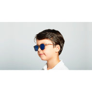 Izipizi Sunglasses Junior #E Blue Tortoise Mirror