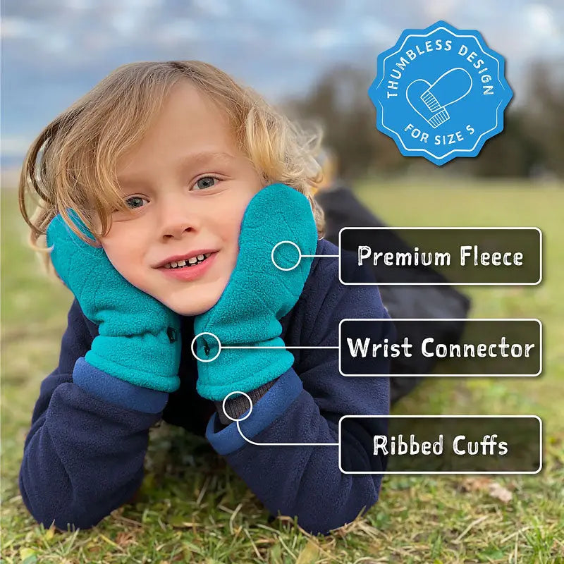 JAN & JUL FLEECE MITTENS LAVENDER - baby enRoute