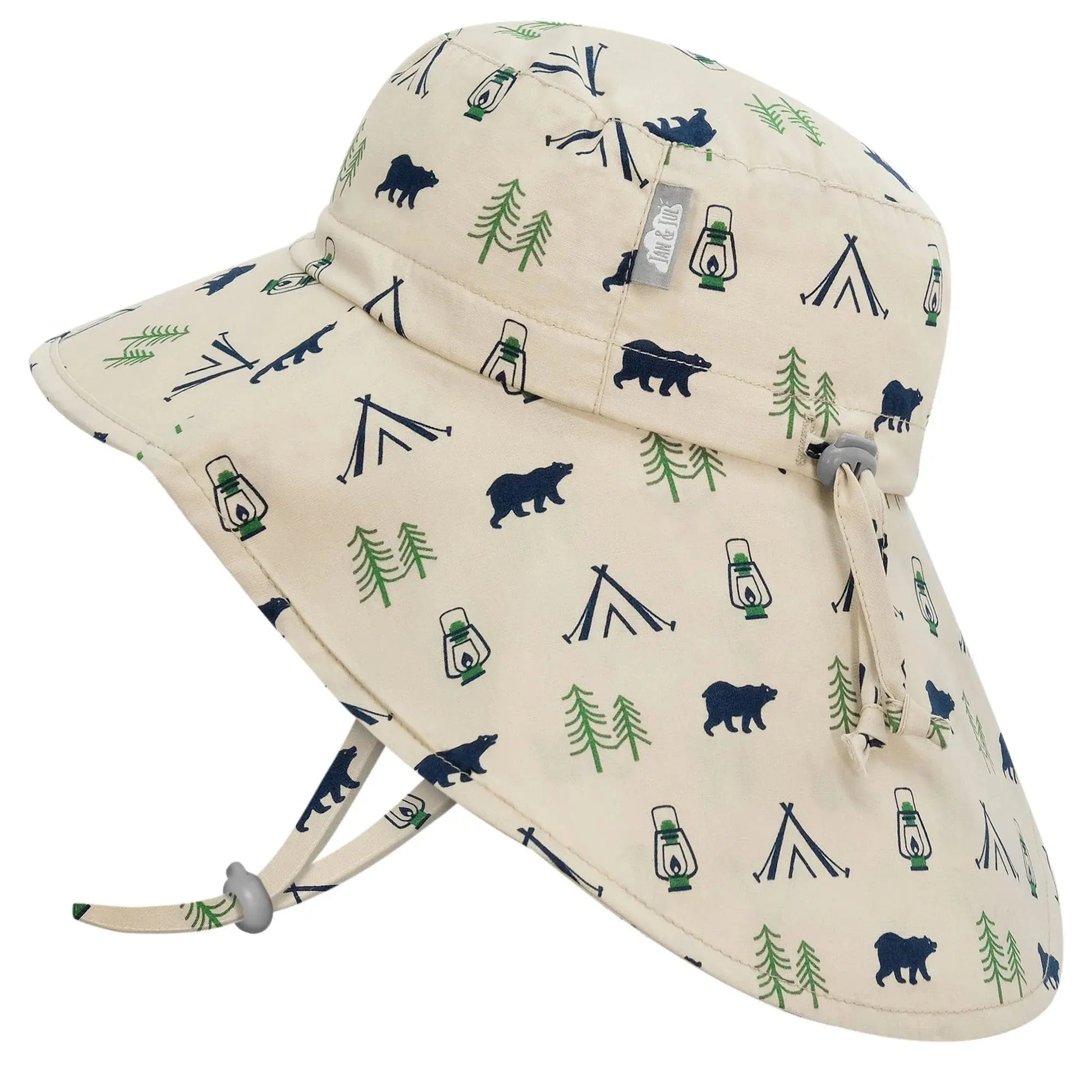 Jan & Jul Kids Cotton Adventure Hats Bear Camp