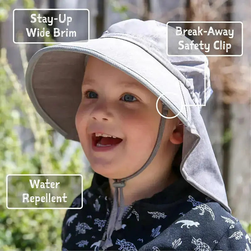 JAN & JUL KIDS COTTON ADVENTURE HATS BEAR CAMP - baby enRoute