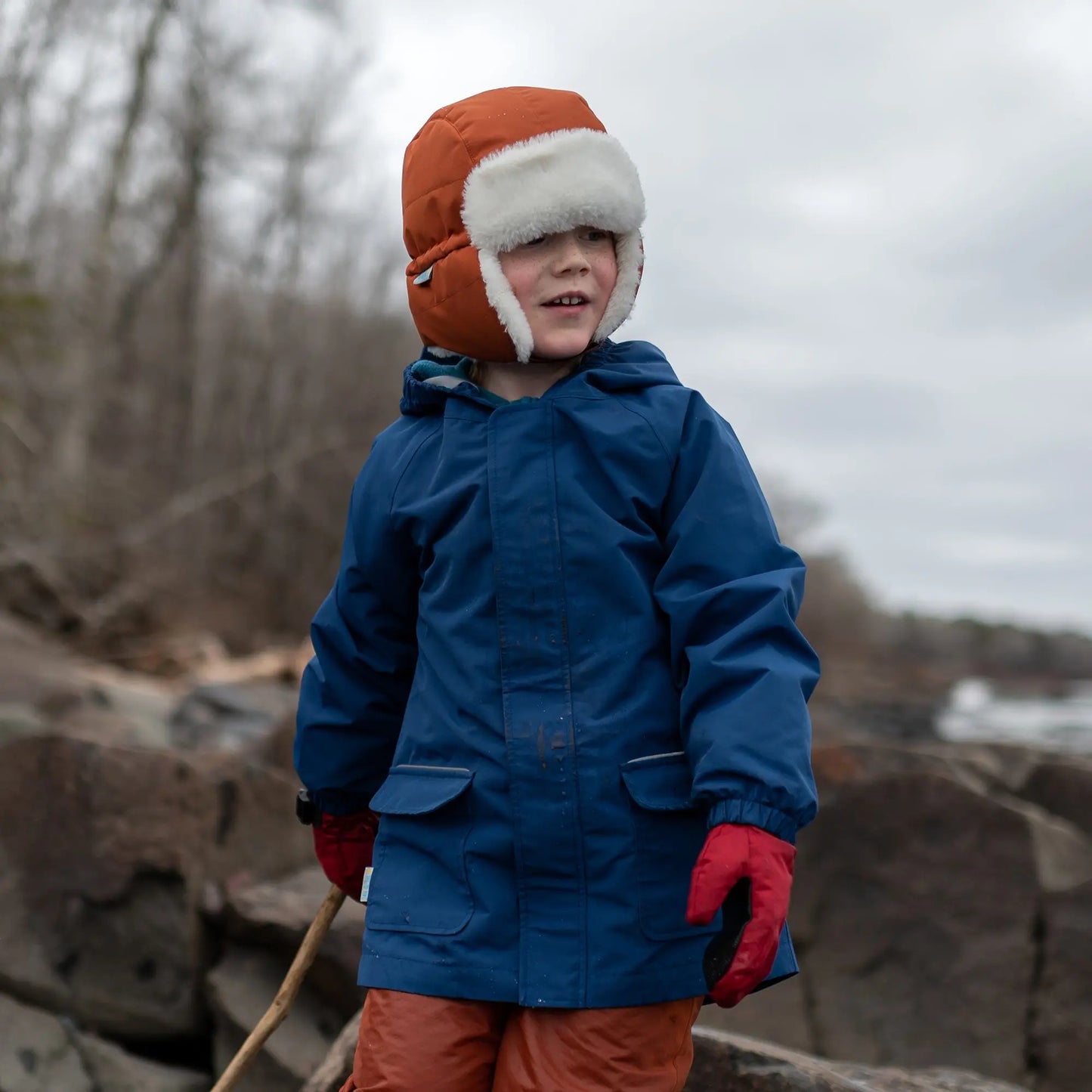 JAN & JUL KIDS INSULATED WINTER HATS TERRACOTTA - baby enRoute