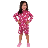 Jan & Jul Kids UV Rashguard Set Pink Petals