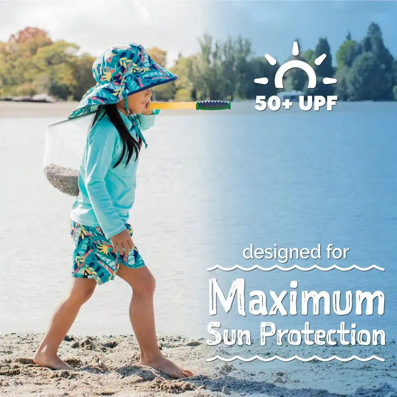 Jan & Jul kids UV rashguard top lagoon