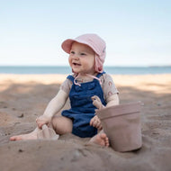 Jan & Jul Sun Soft Baby Caps Rose Quartz