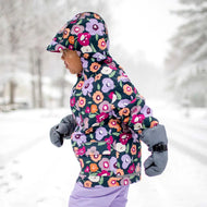 Jan & Jul Waterproof Cozy Dry Rain Jacket Winter Flowers