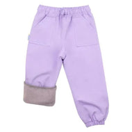 Jan & Jul Waterproof Cozy Dry Rain Pants Lavender