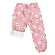 Jan & Jul Waterproof Cozy Dry Rain Pants White Tulip