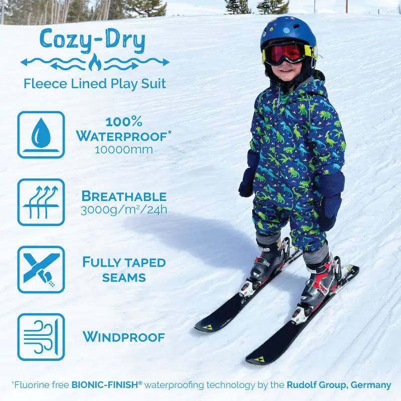 Jan & Jul Waterproof Cozy Dry Rain Suit Winter Flowers