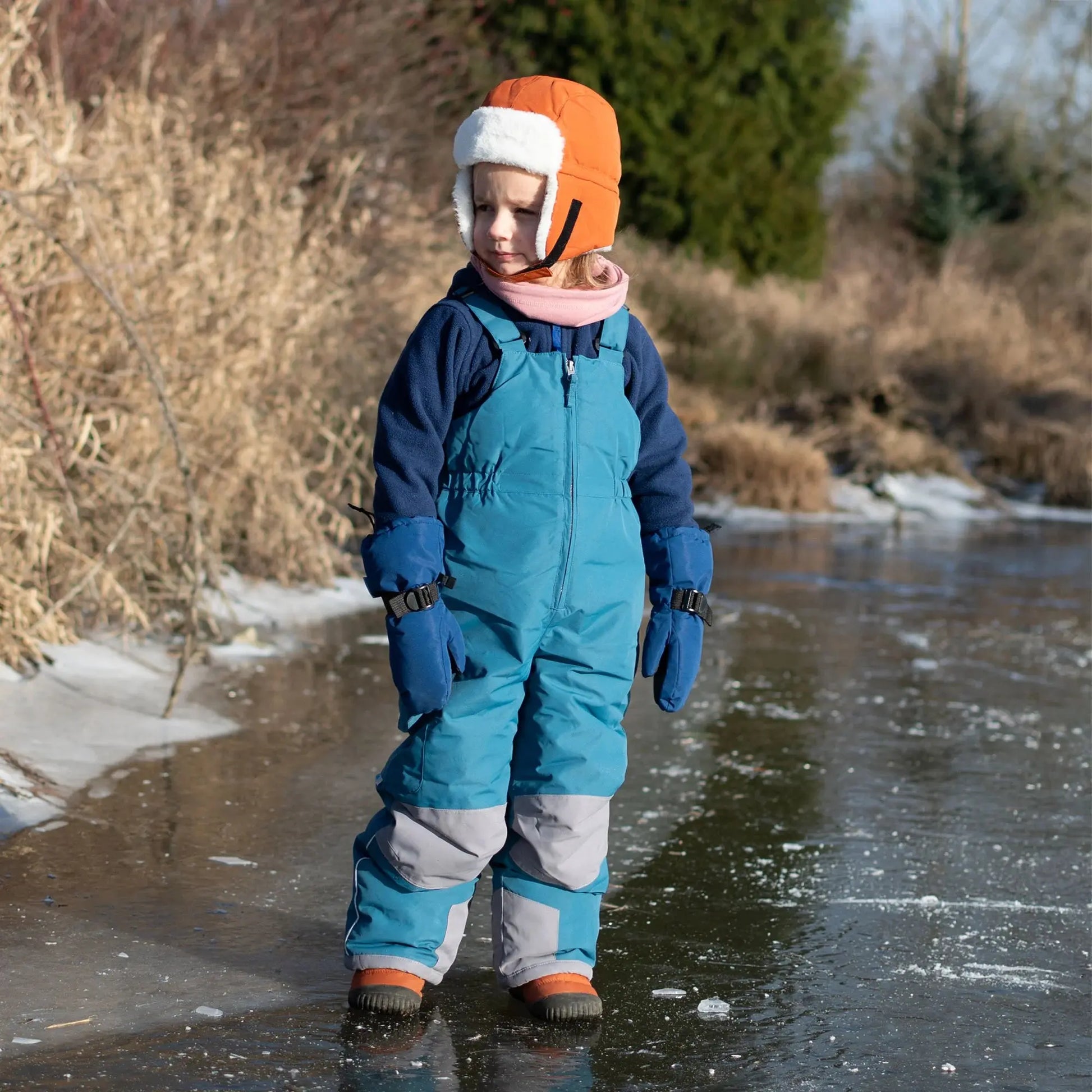 Jan & Jul Waterproof Toasty Dry Mitten Blue