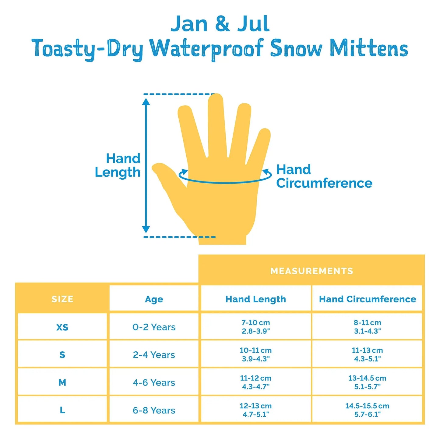 JAN & JUL TOASTY-DRY WATERPROOF MITTEN CONSTELLATIONS - baby enRoute