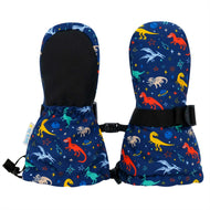 Jan & Jul Waterproof Toasty Dry Mitten Space Dinos