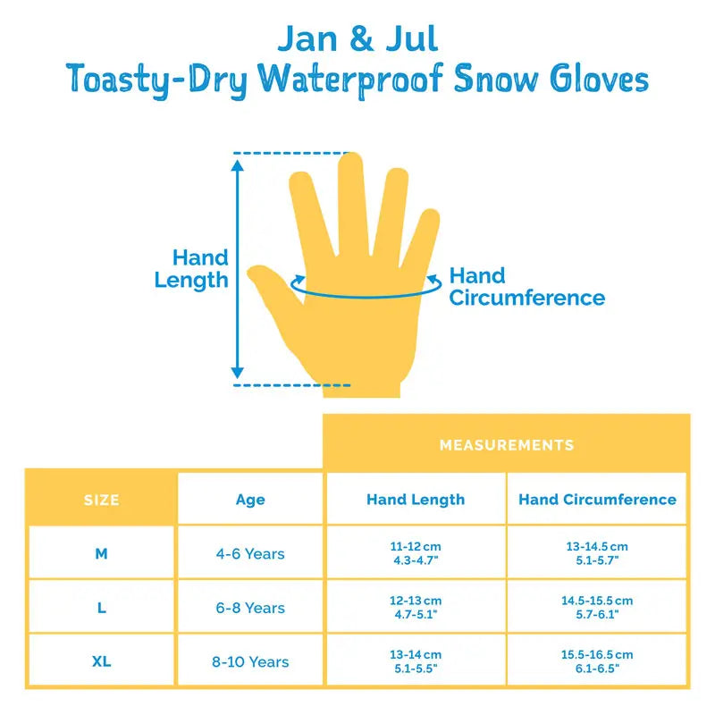 Jan & Jul Waterproof Toasty Dry Snow Gloves Black