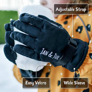 Jan & Jul Waterproof Toasty Dry Snow Gloves Dusty Pink