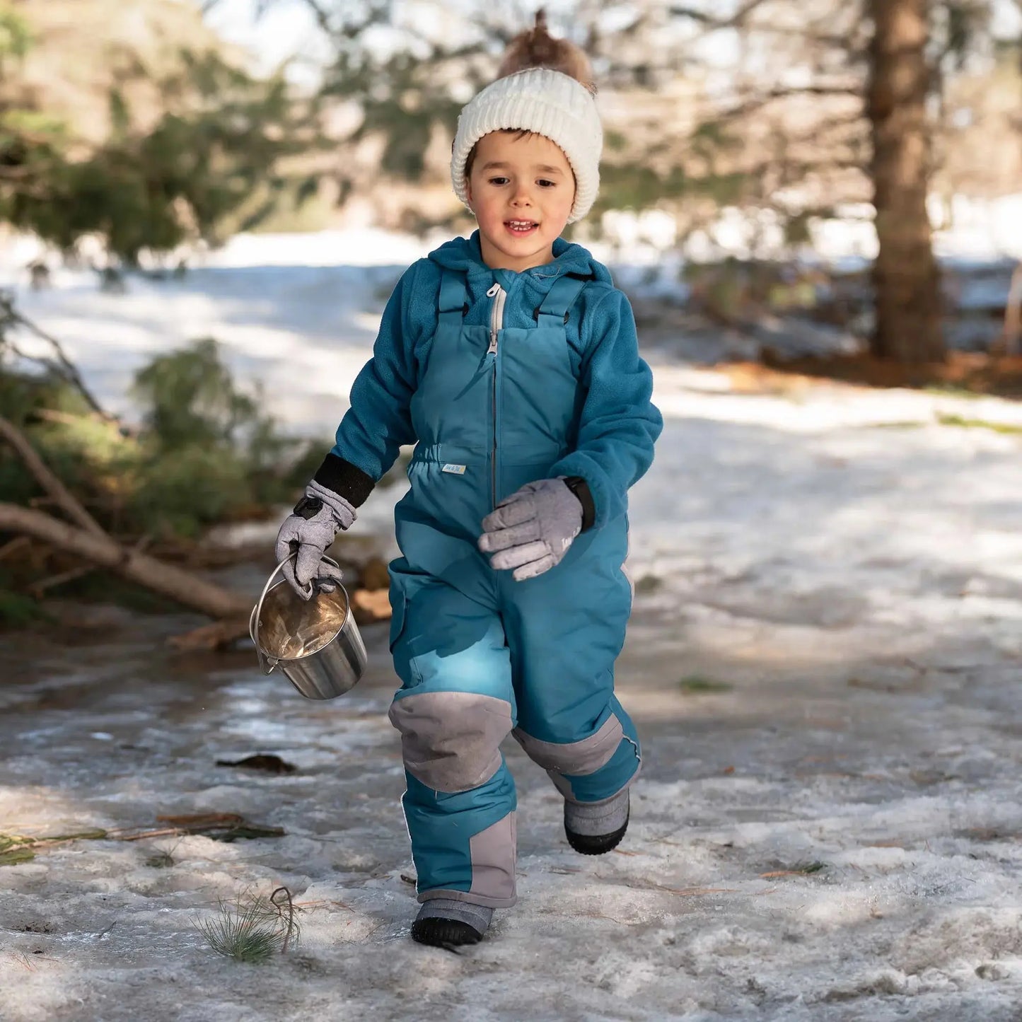 JAN & JUL WATERPROOF SNOW GLOVES TOASTY-DRY MINT STAR - baby enRoute