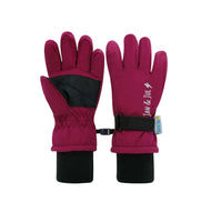 Jan & Jul Waterproof Toasty Dry Snow Gloves Wildberry