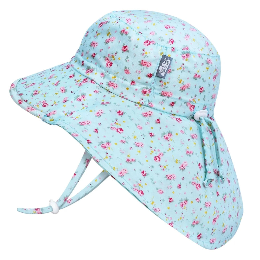Jan & Jul Kids Cotton Adventure Hat Retro Rose