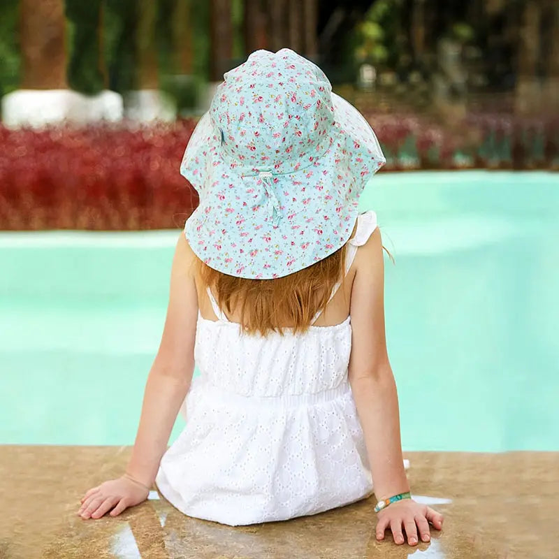 Jan & Jul Kids Cotton Adventure Hat Retro Rose